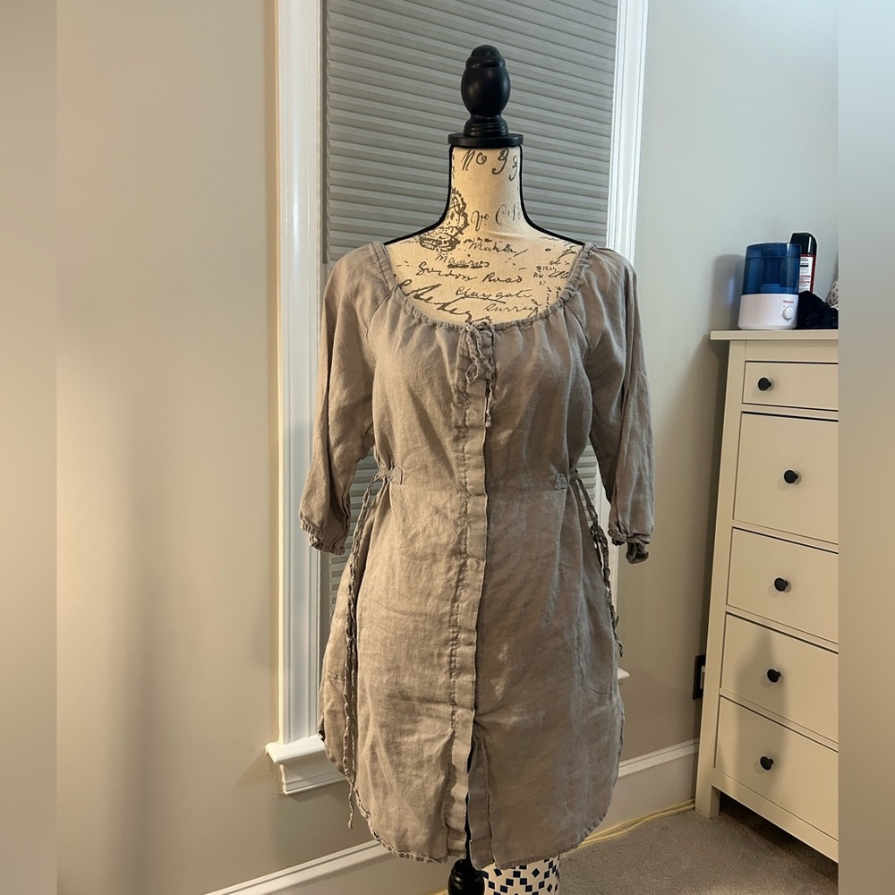 Mango linen top